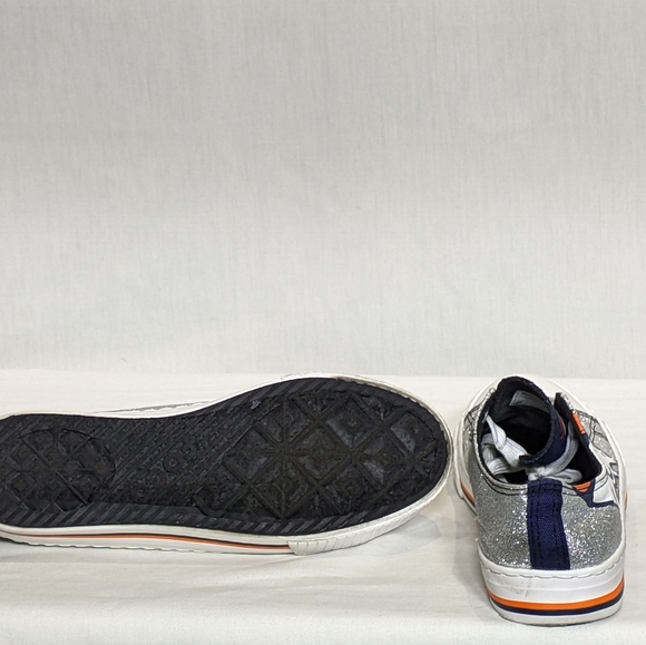 NEW Foco Womens NFL Denver Broncos Canvas Glitter Sneaker Sz 9 - Picture 4 of 5